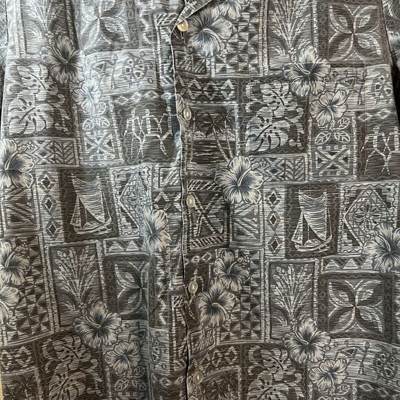 Tommy Fashion Hawaii (Tommy Hilfiger) Hawaiian Shirt Sz Large? Tropical Beach - Picture 4 of 7